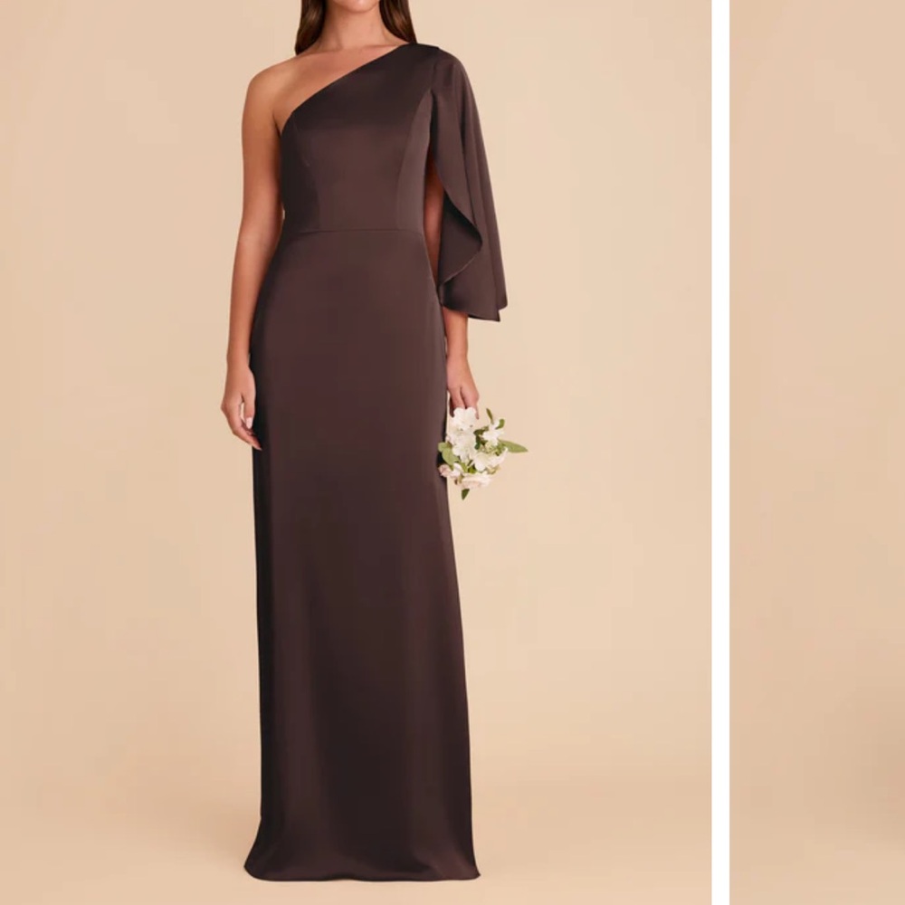 Birdy Grey Christine Matte Satin Expresso Dress